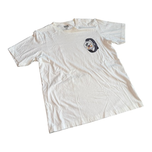 Disney Mickey Mouse Graphic Tee – White – Size M - Picture 3 of 6